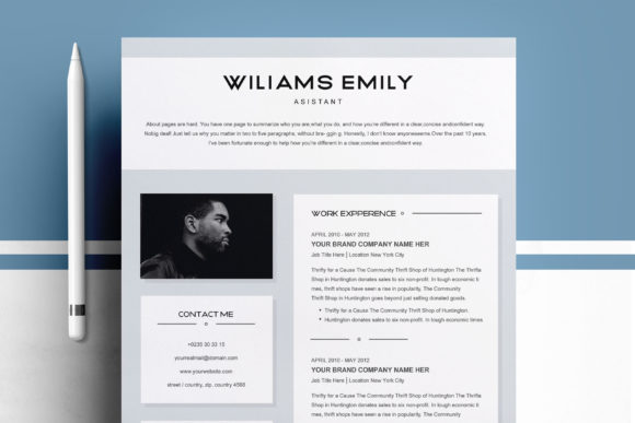 Download Professional Resume Template / 3 Page CV - Resume template Collection