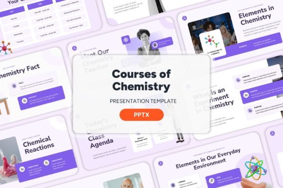 Download Courses of Chemistry - PPT Templates - Premium Bundle